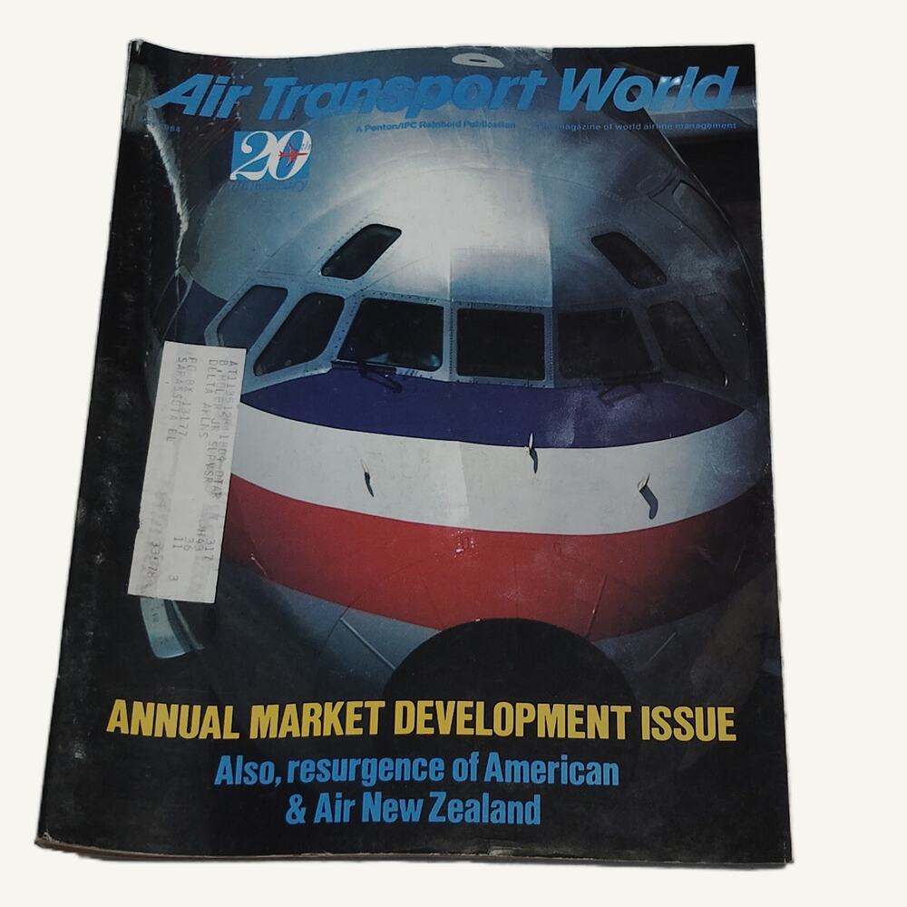 Air Transport World May 1984 Annual Market Development Issue Magazine Vintage